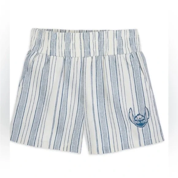 ✨NEW✨ Disney Girls Linen Lilo & Stitch Shorts size 14 / XL - Picture 1 of 8